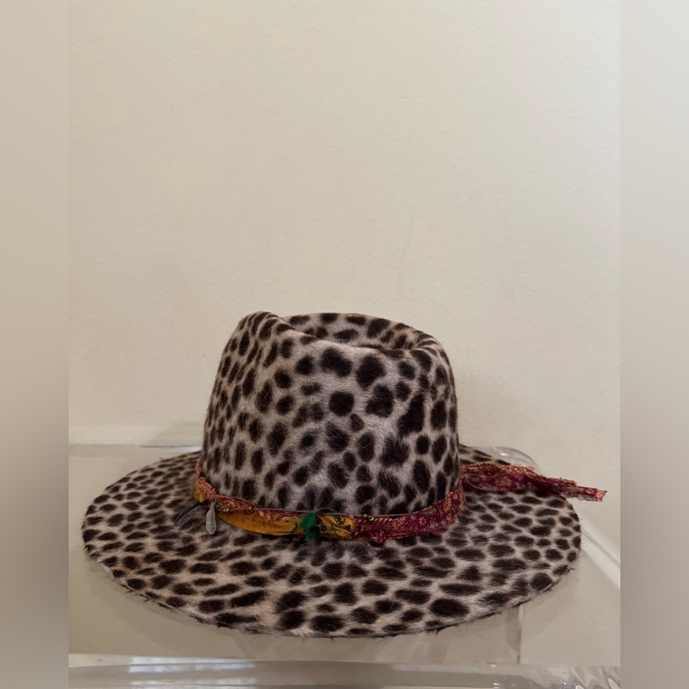 Teressa Foglia Fabio Cheetah Print Hat